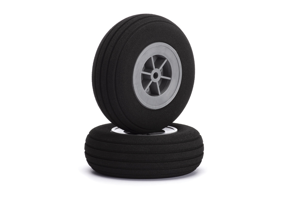 Kavan Foam rubber wheels Deluxe 43mm with tread grooves -pair