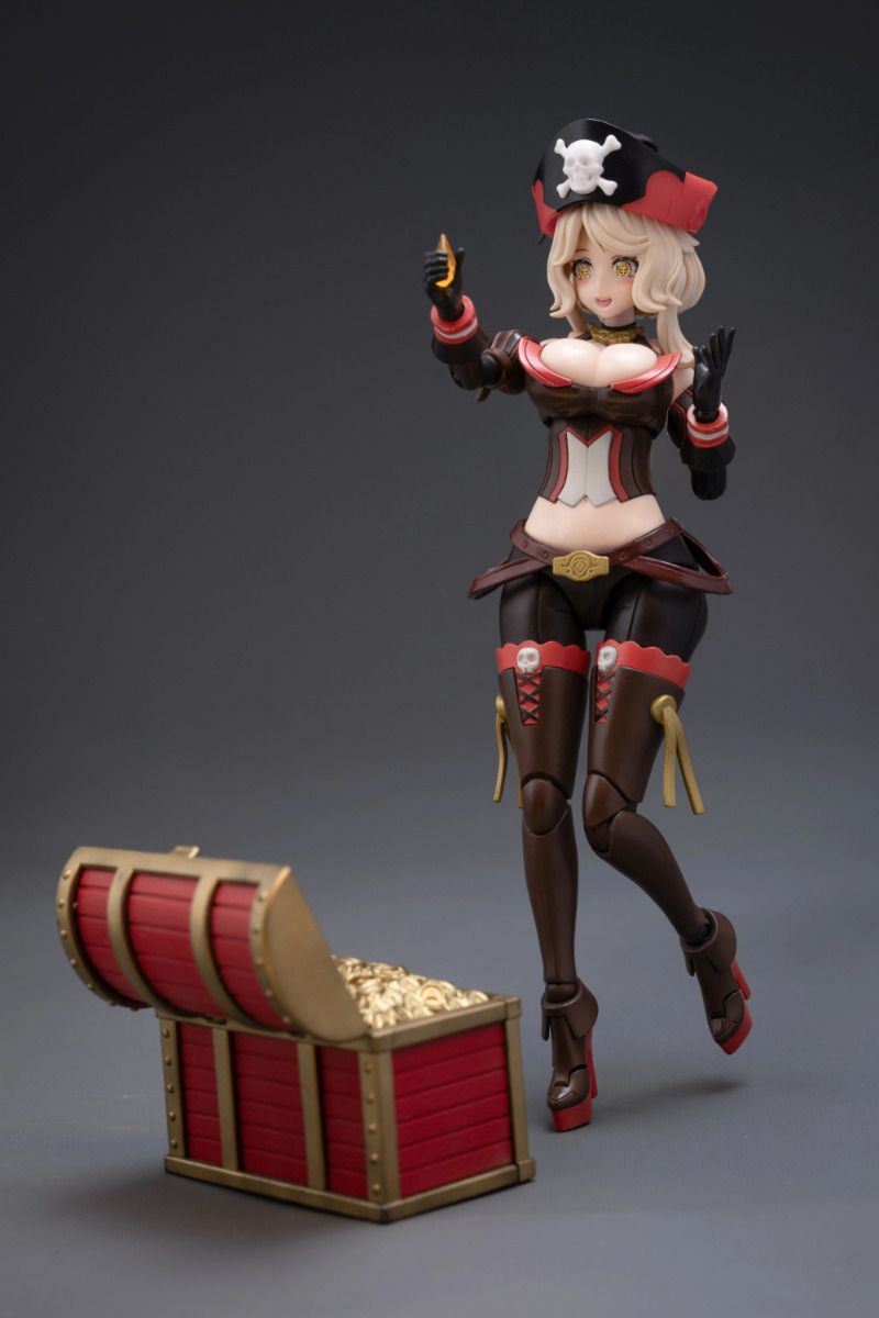 Border Model 1/12 Pirate Captain Queen Anne - Snap Fit Kit BA-003