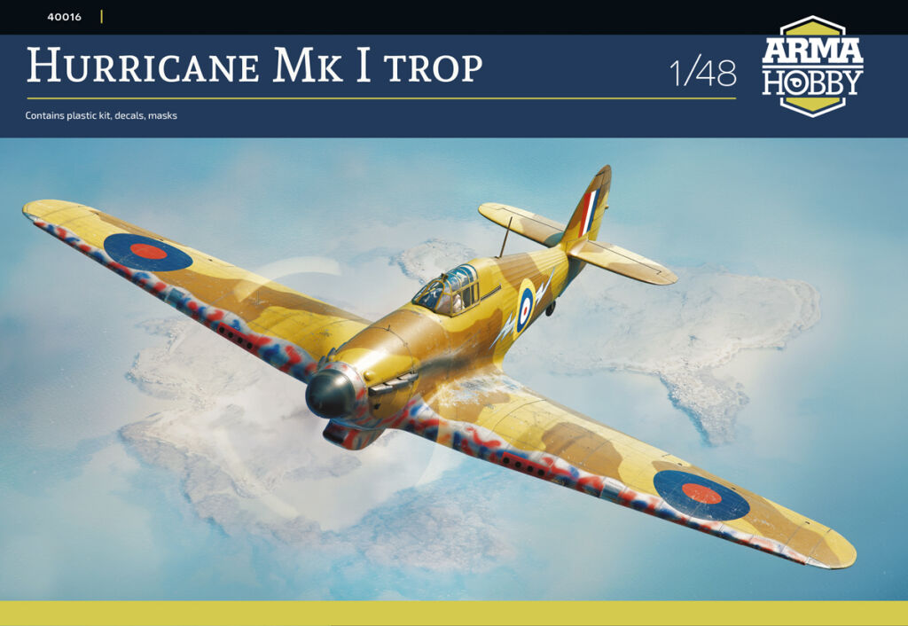 Arma Hobby 1/48 Hurricane Mk I (Trop) kit 40016