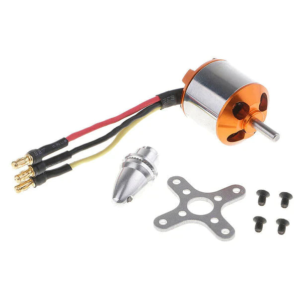Brushless Motor 2217 7T 1250KV bl mtr With mount adpter and plugs
