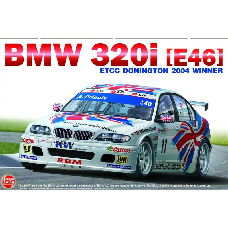 NuNu 1/24 BMW 320i E46 kit - ETCC donnington 2004 Winner NU24033