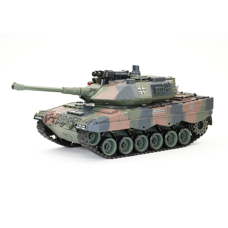 BROTHER TANK RC TANK 1:18 GERMAN LEOPARD 2 - CAMO