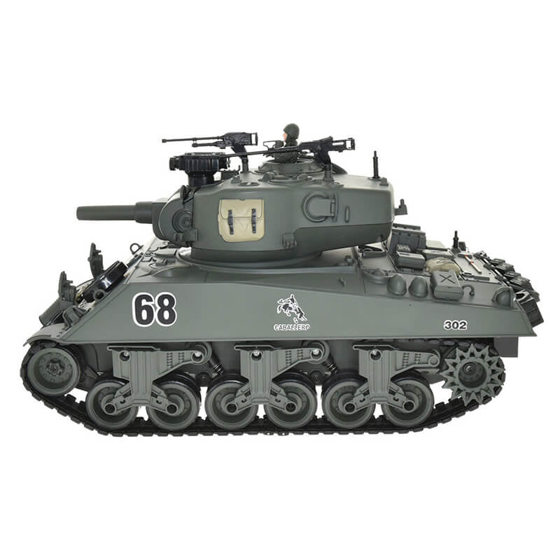 BROTHER TANK RC TANK 1:18 USA M4A3 SHERMAN - GREEN