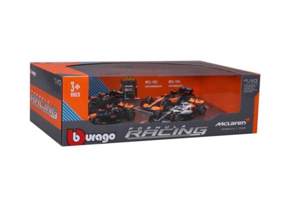 Bburago 1/43McLaren F1 Racing World Lando Norris Highlights  Set of 4 models