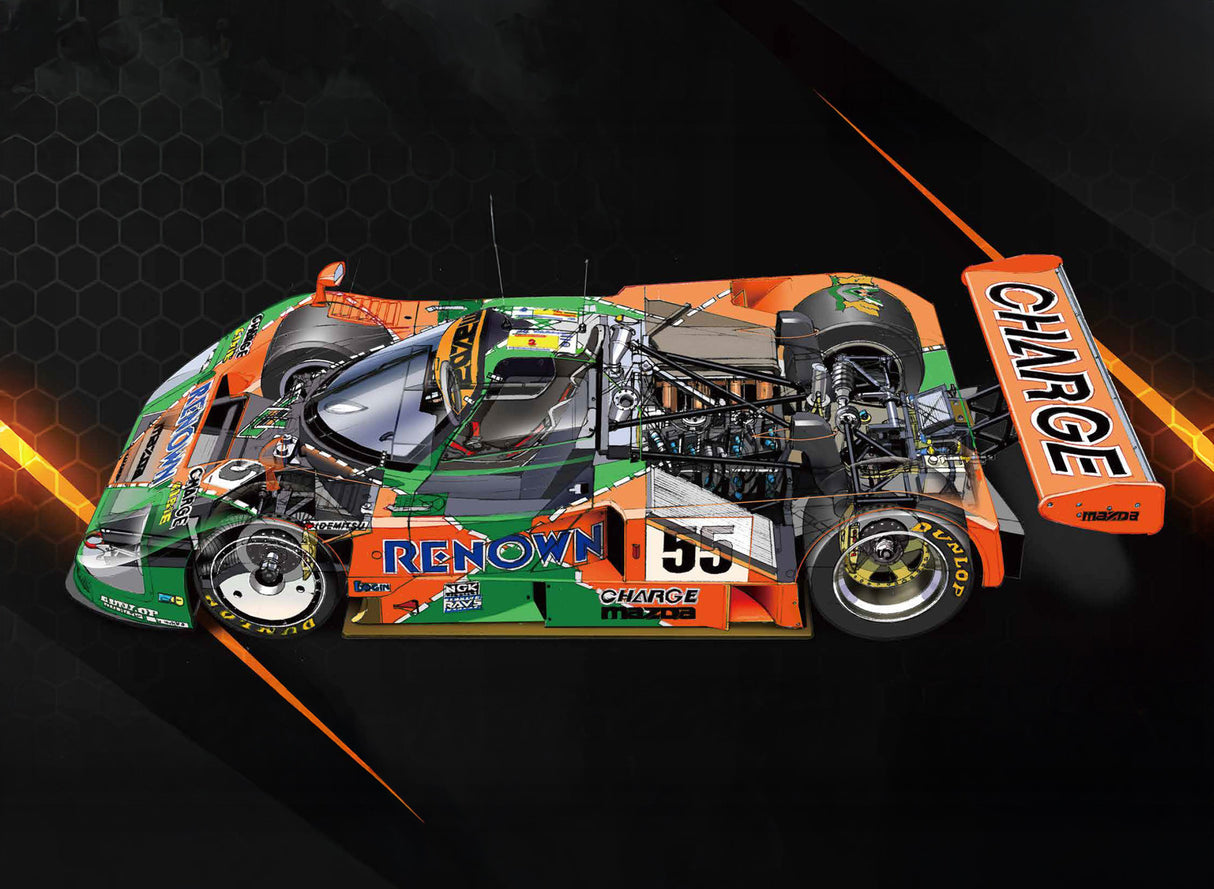 BEEMAX DEVELOPMENT COMPANY LTD (USD) 1/12 Mazda 787B 1991 24 Hours of Le Mans Winner BX12003