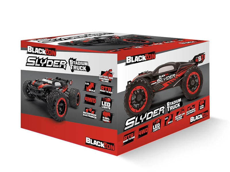 HPI BlackZon Slyder ST 1/16 4WD Electric Stadium Truck - RED