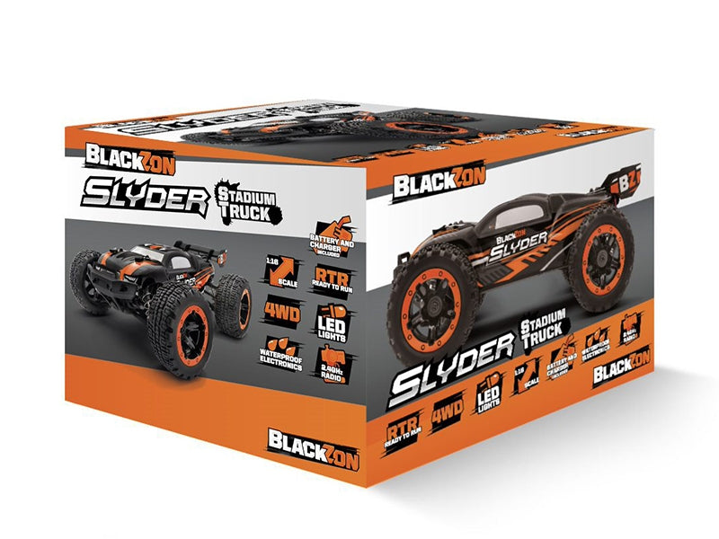HPI BlackZon Slyder ST 1/16 4WD Electric Stadium Truck - Orange