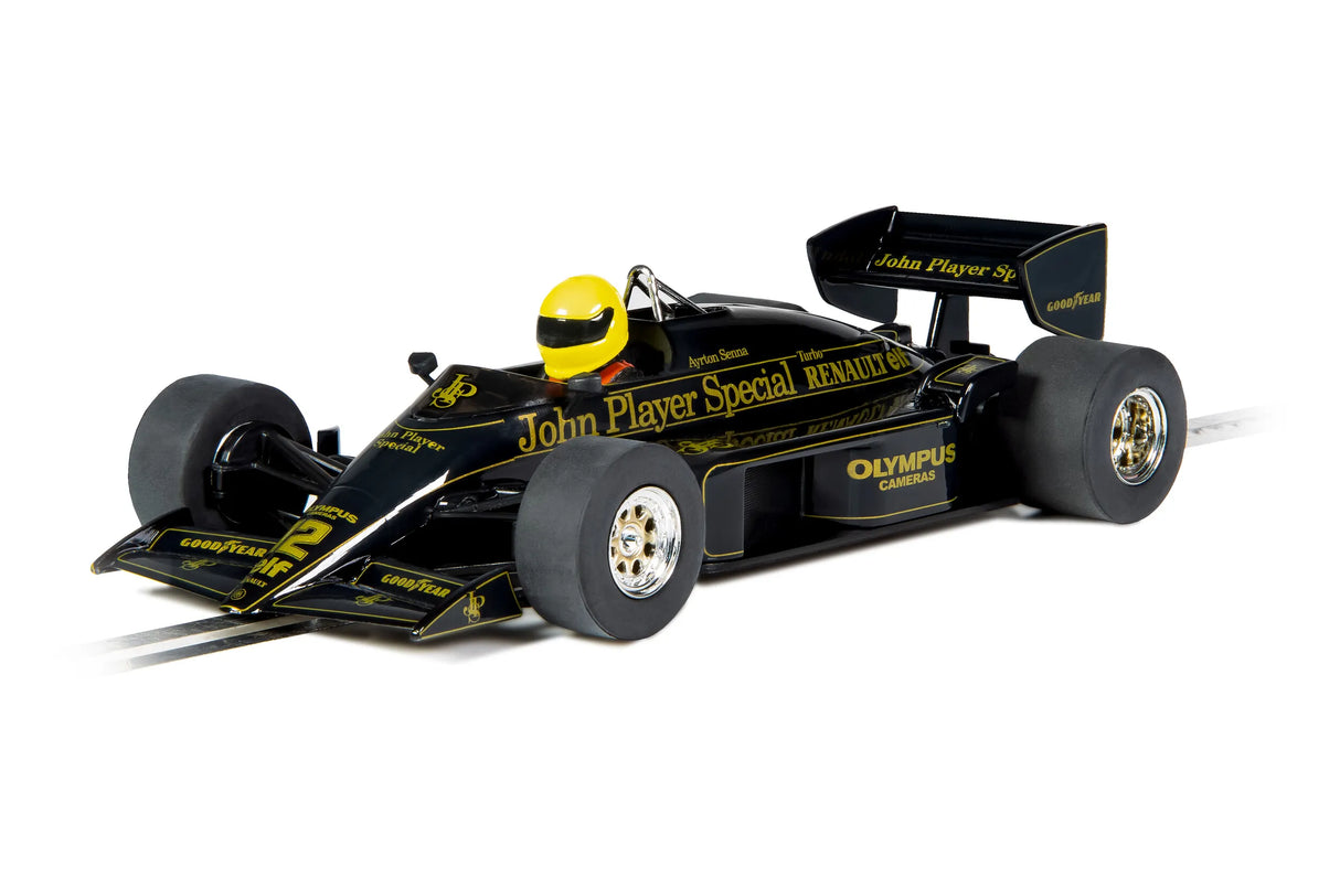Scalextric Lotus 97T Portuguese GP 1985 driven by Ayron Senna