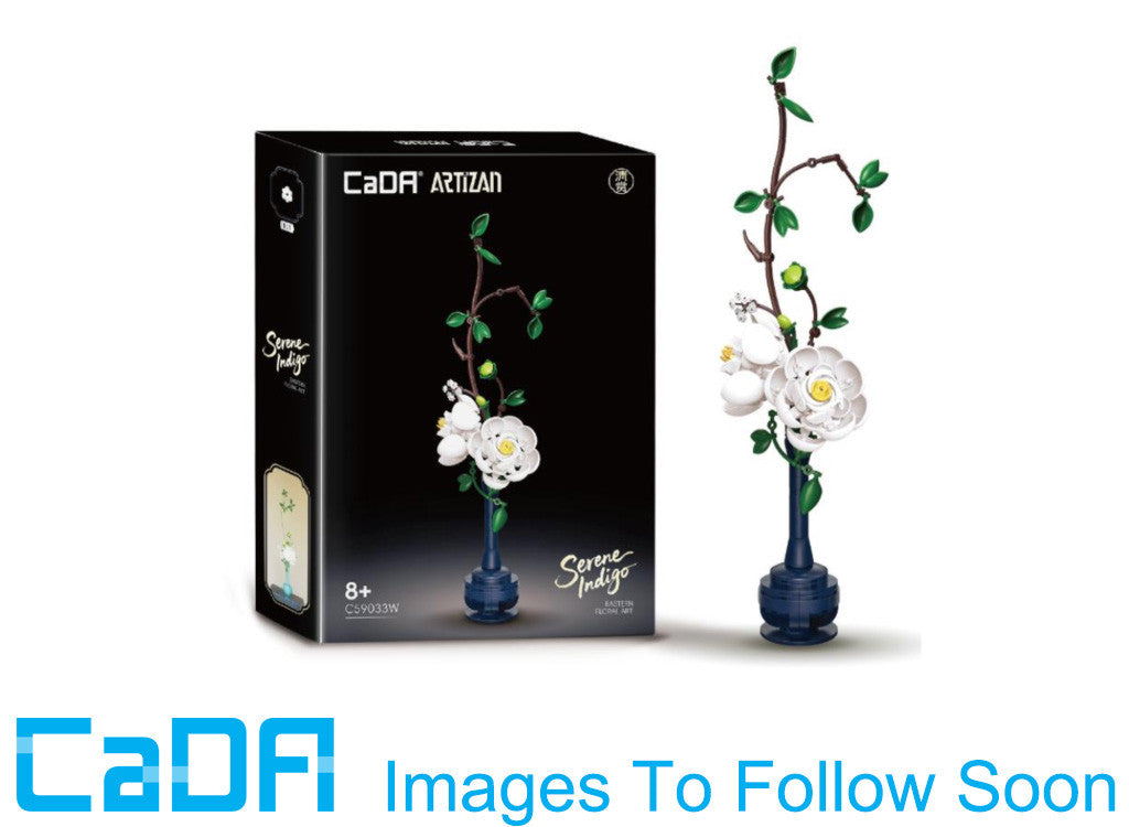 CADA / DOUBLE E Oriental Floral Art: Serene Indigo - 324 pcs C59033W