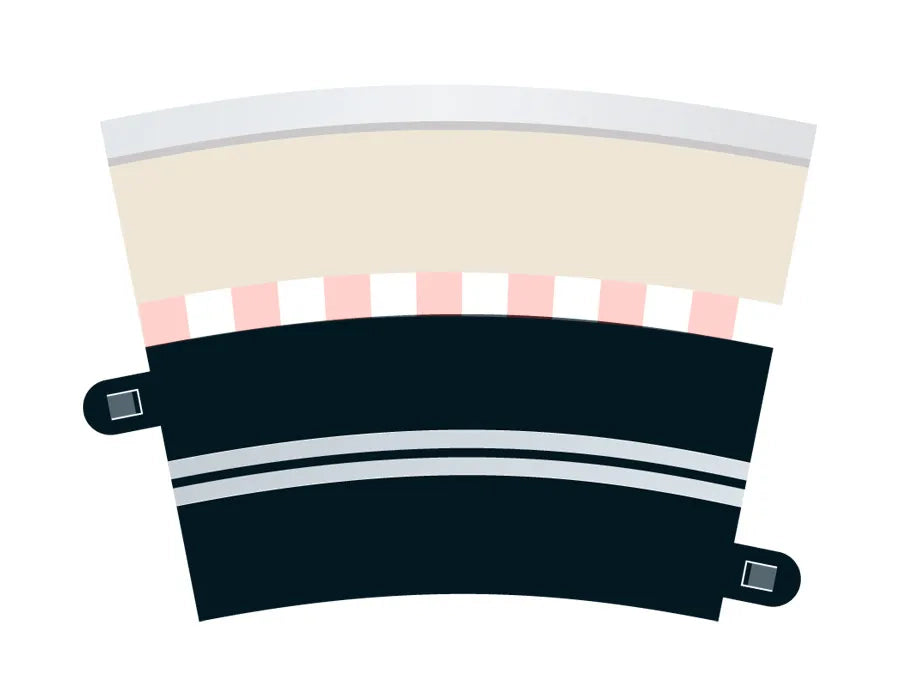 Scalextric C7017 Single Lane Radius 3 Curve 22.5 x 4