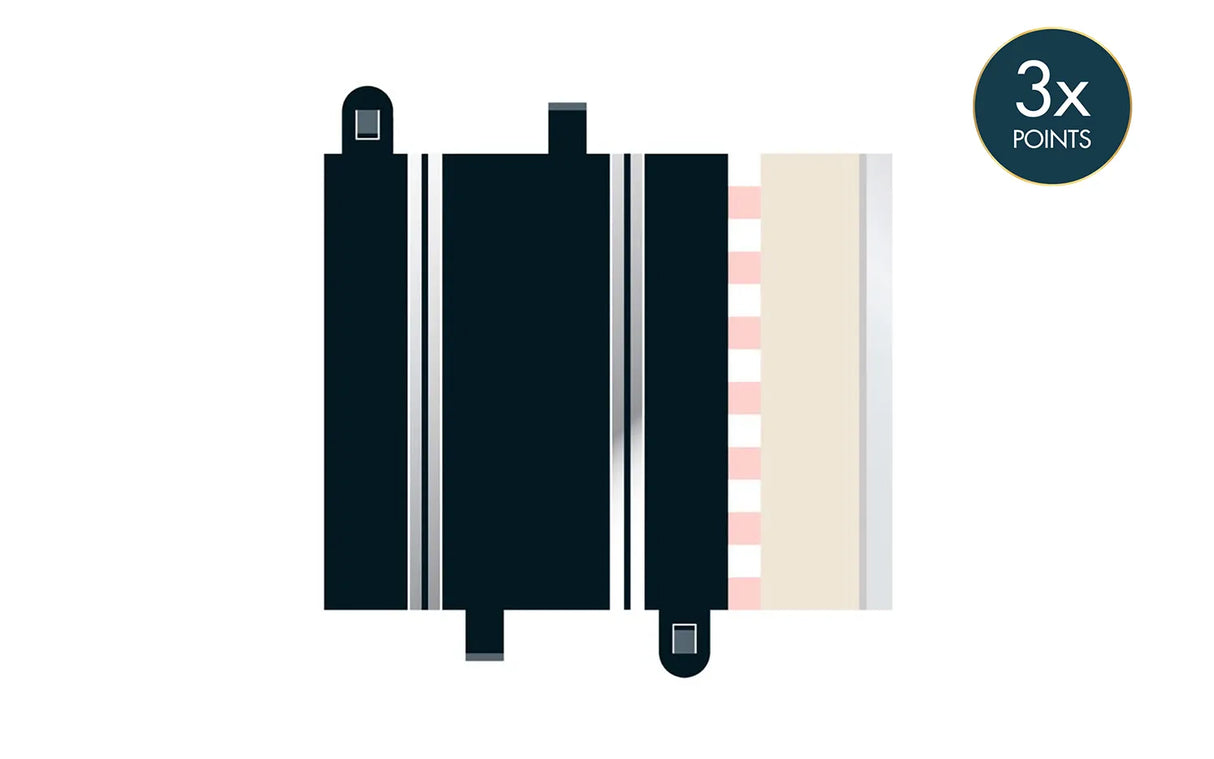 Scalextric C8207 Half Straight 175mm x 2