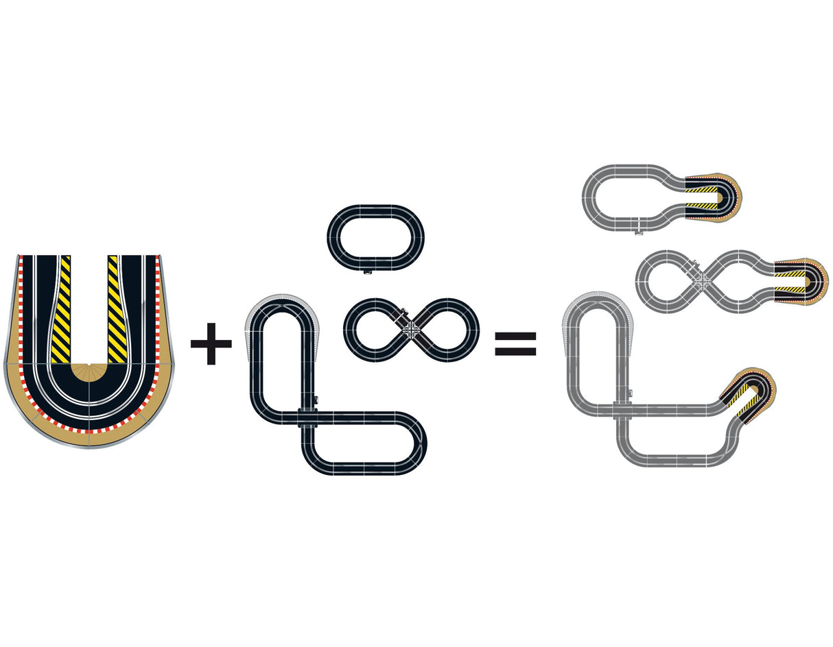 SCALEXTRIC TRACK EXTENSION PACK 3 C8512