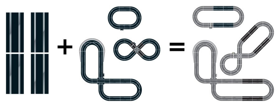 SCALEXTRIC TRACK EXTENSION PACK 4 C8526