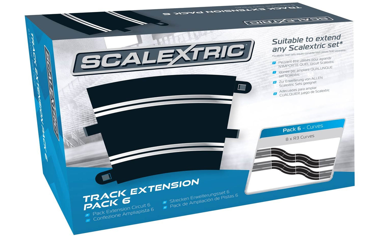 SCALEXTRIC TRACK EXTENSION PACK 6 C8555