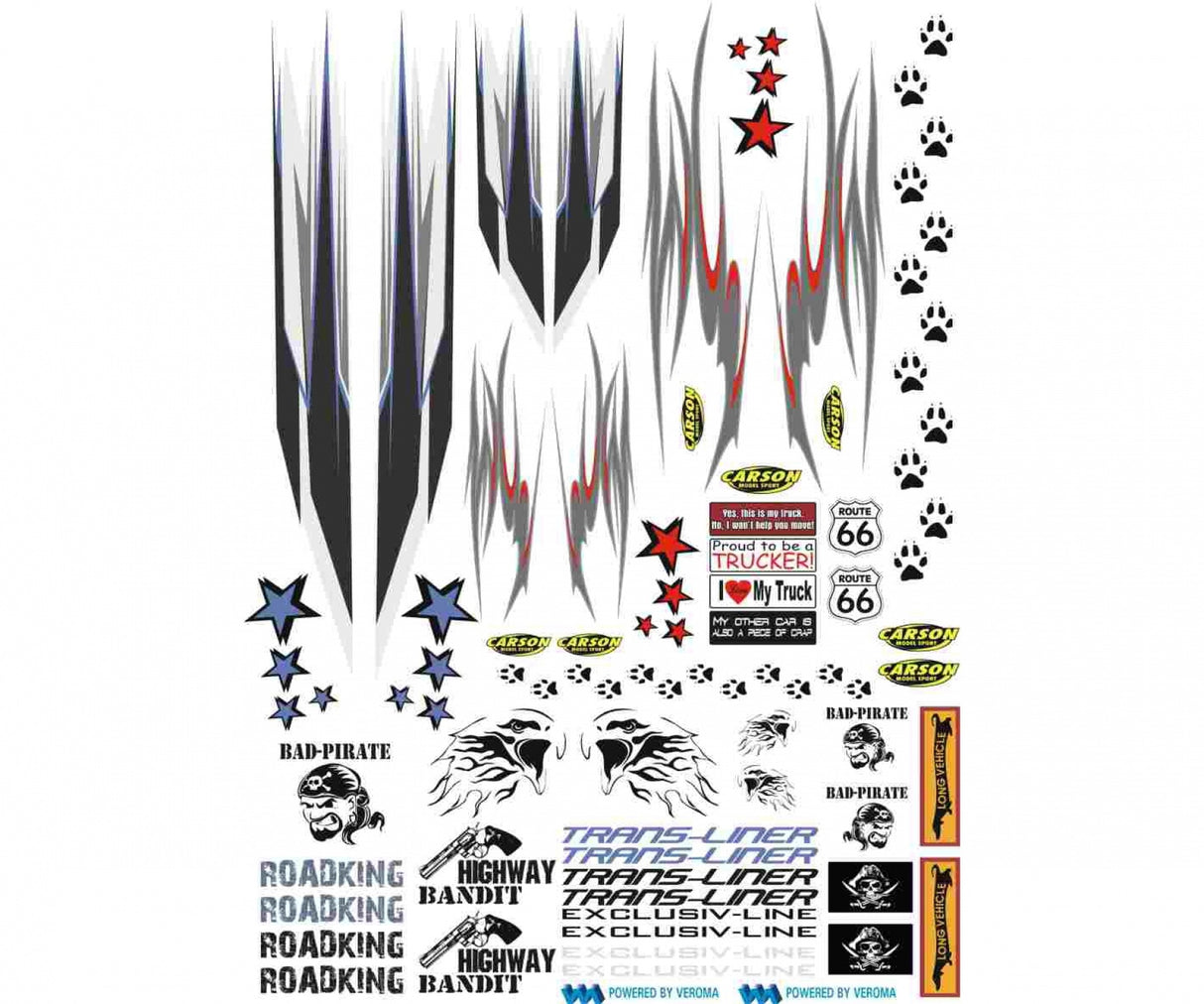 Casrson Truck Sticker Strip