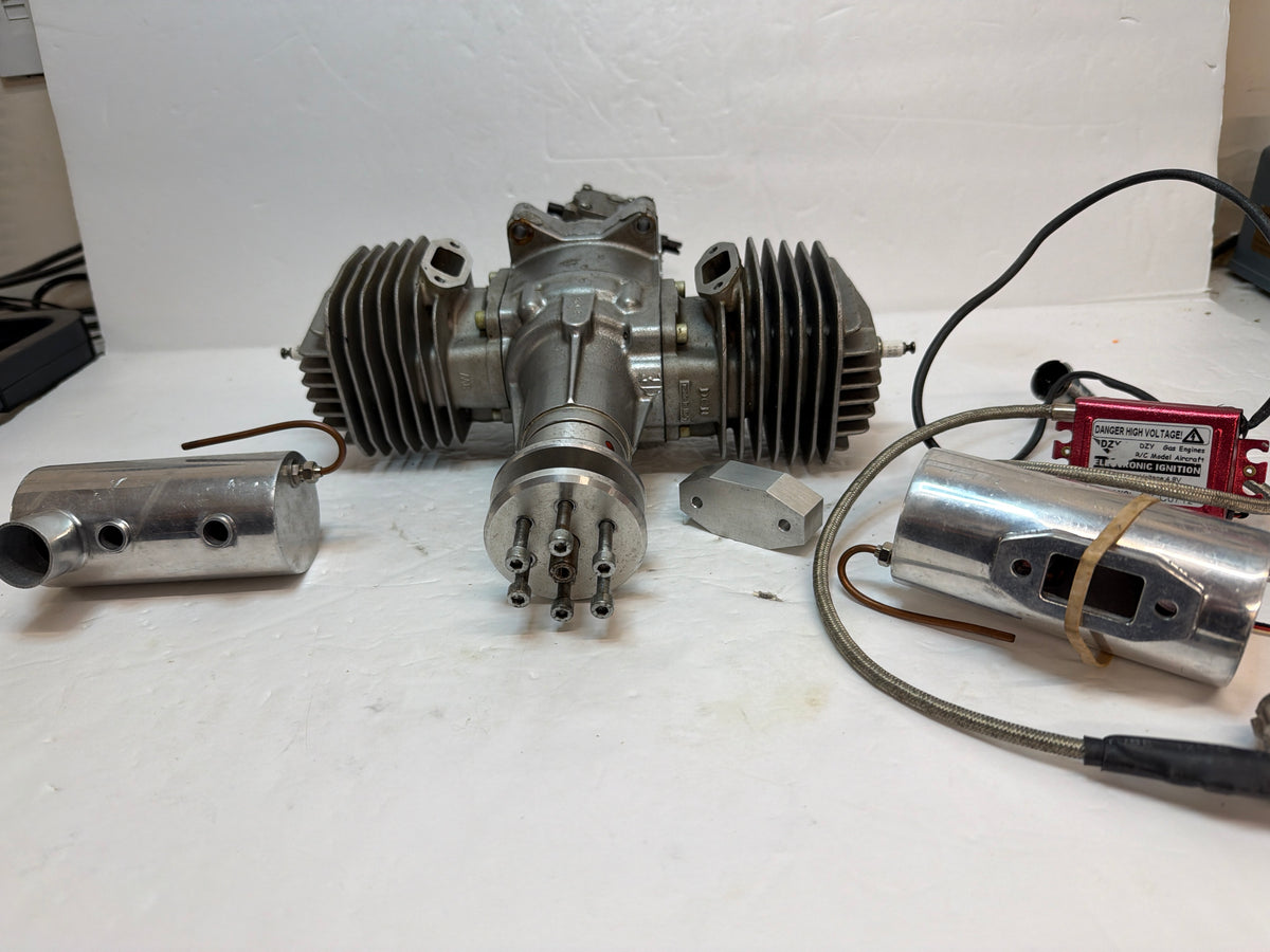3W 140 twin-cylinder petrol 2 -Stroke Petrol Engine R/C Aircraft Engine – Second hand