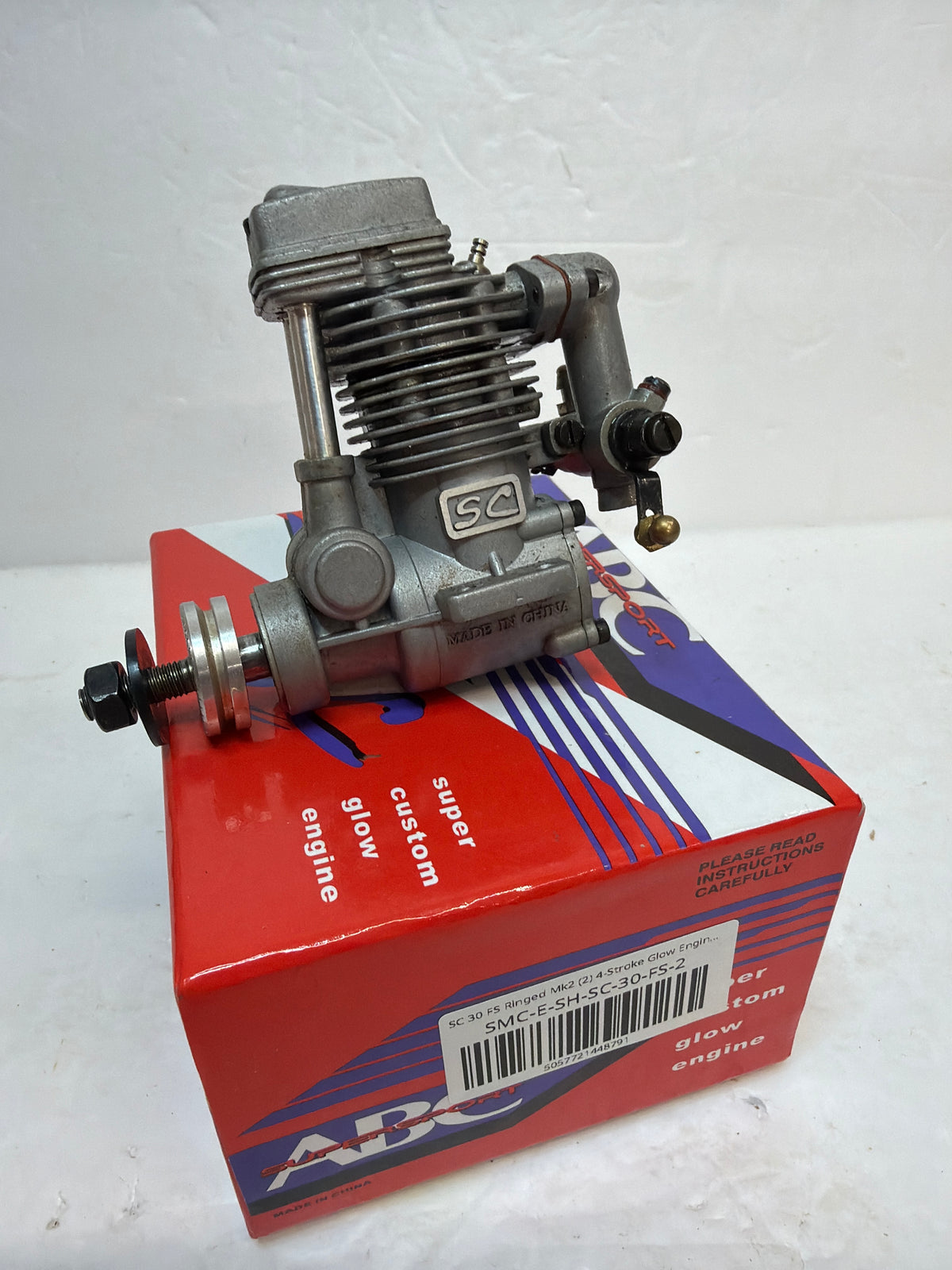 SC 30 FS Ringed Mk2 (2) 4-Stroke Glow Engine R/C Aircraft Engine – Second hand low use