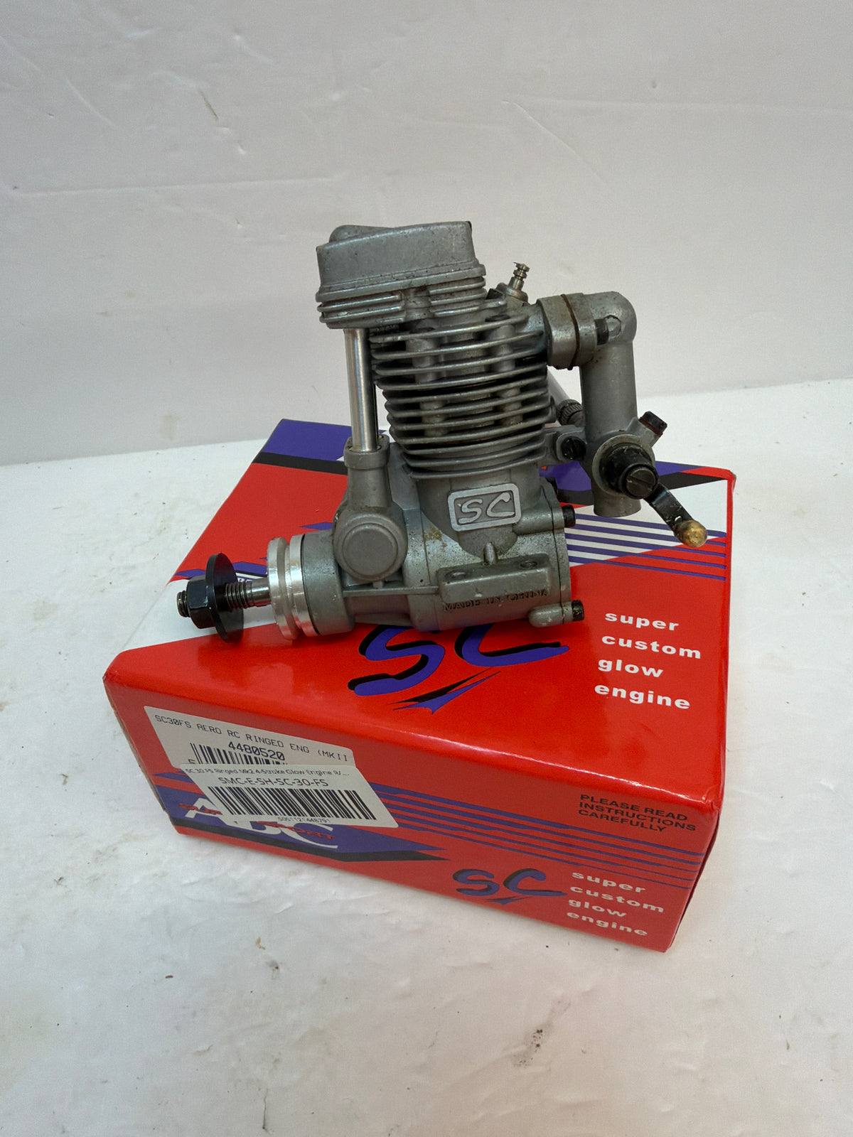 SC 30 FS Ringed Mk2 4-Stroke Glow Engine R/C Aircraft Engine – Second hand low use