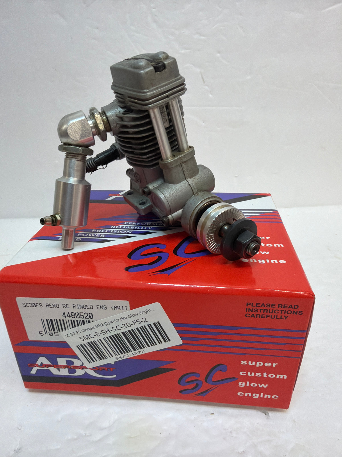 SC 30 FS Ringed Mk2 (2) 4-Stroke Glow Engine R/C Aircraft Engine – Second hand low use