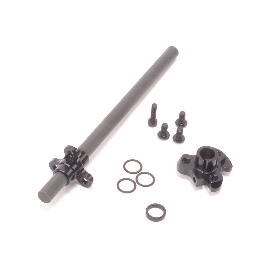 GT12 Carbon Spool Axle + Clamp V2