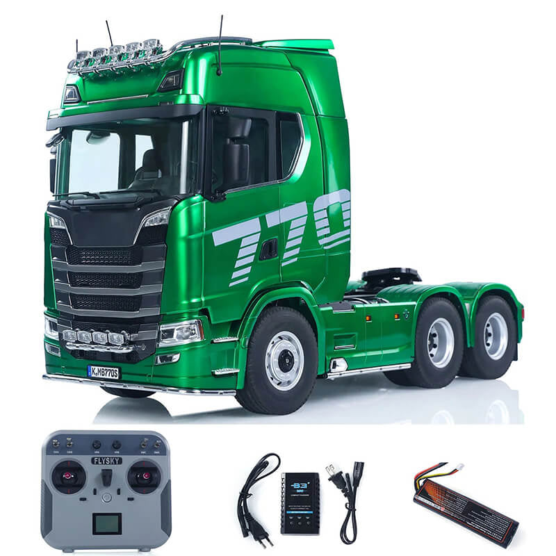 HUINA 1/14 SCANIA K770S-100 6X6 RC HAULAGE TRUCK RTR - GREEN