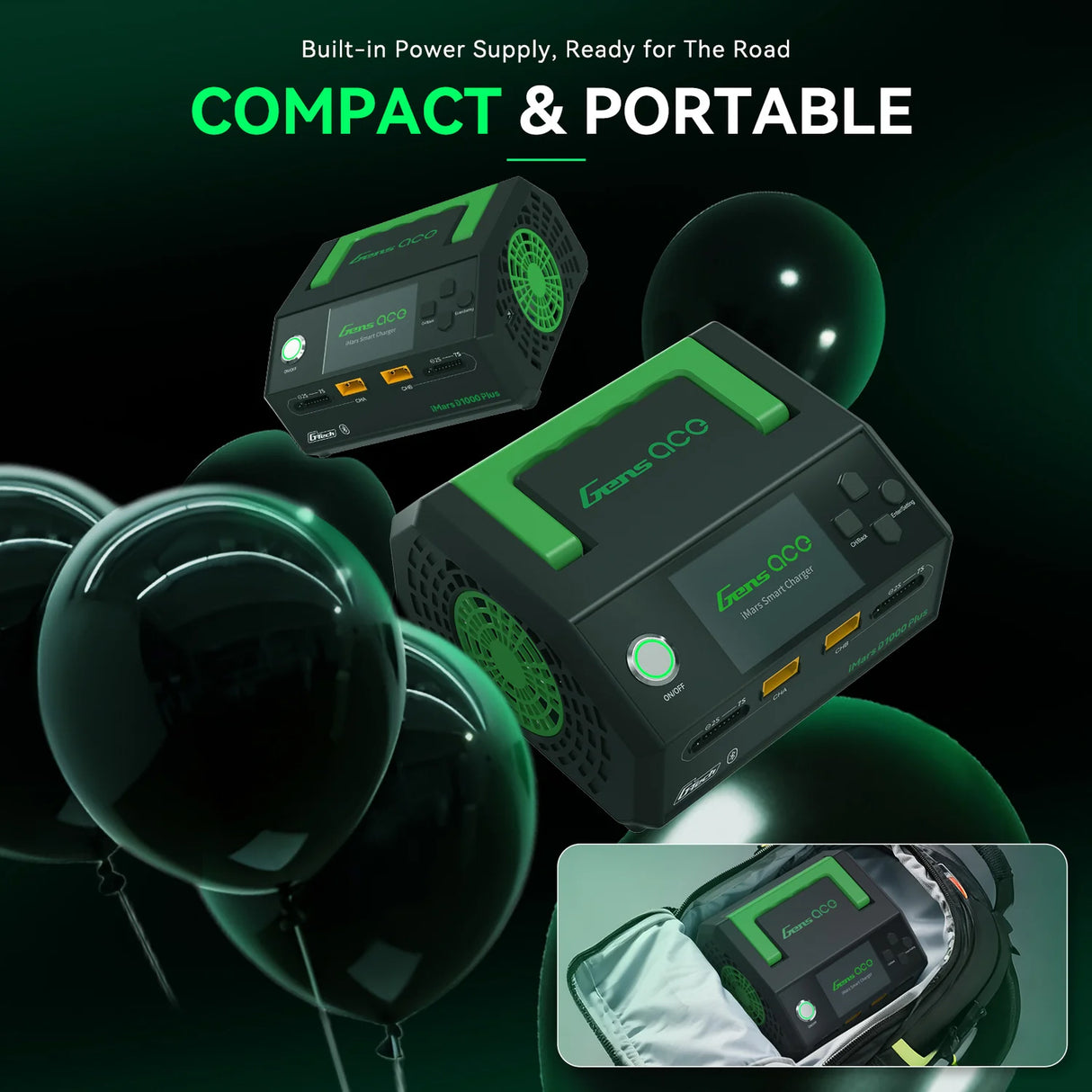 iMars D1000 PLUS G-Tech Dual Smart Charger AC 1000W