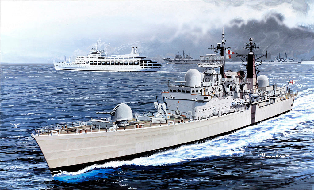 Dragon H.M.S. Sheffield Type 42 Destroyer (Falklands War)