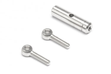 Kavan Precision Turnbuckles nickel-plated - brass M2 - Lenght: 20-28mm - Eyebolt Inside 1 -7mm - 10