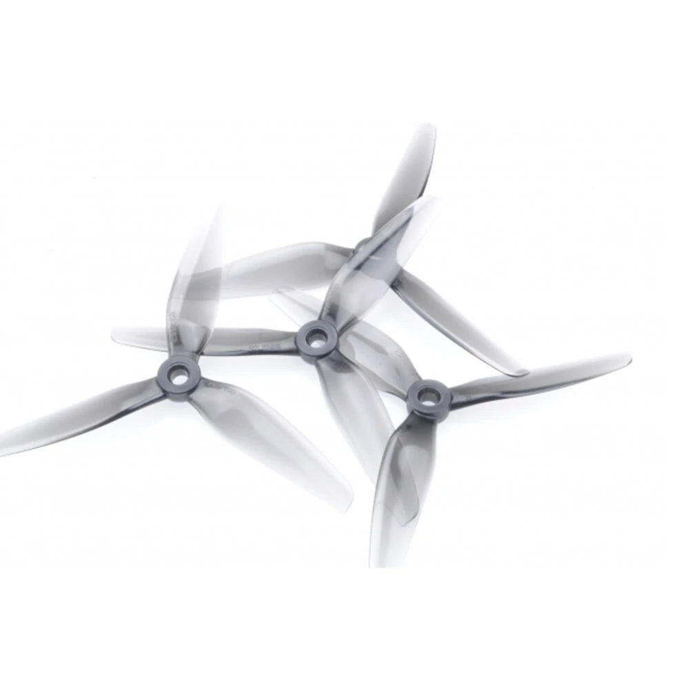 HQProp 5X4.5X3V3 (2CW+2CCW)-Poly Carbonate - Light Grey