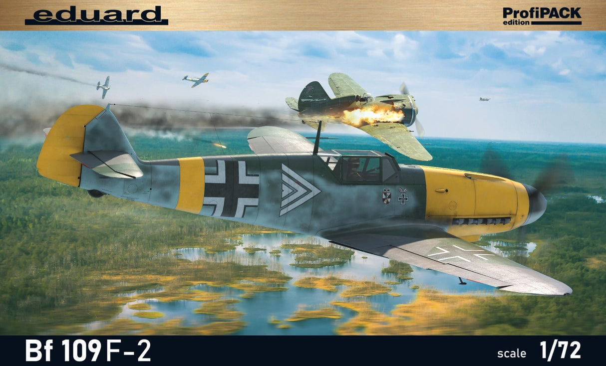 Eduard 1/72 Messerschmitt Bf-109F-2 ProfiPACK Edition # 70154