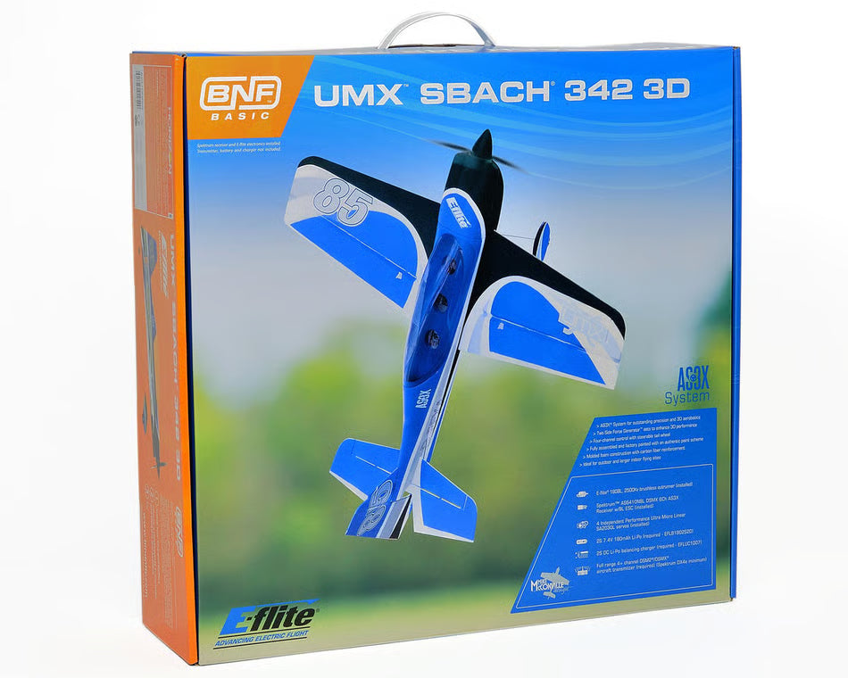 E-Flite UMX Sbach 342 3D BNF Basic - Second Hand