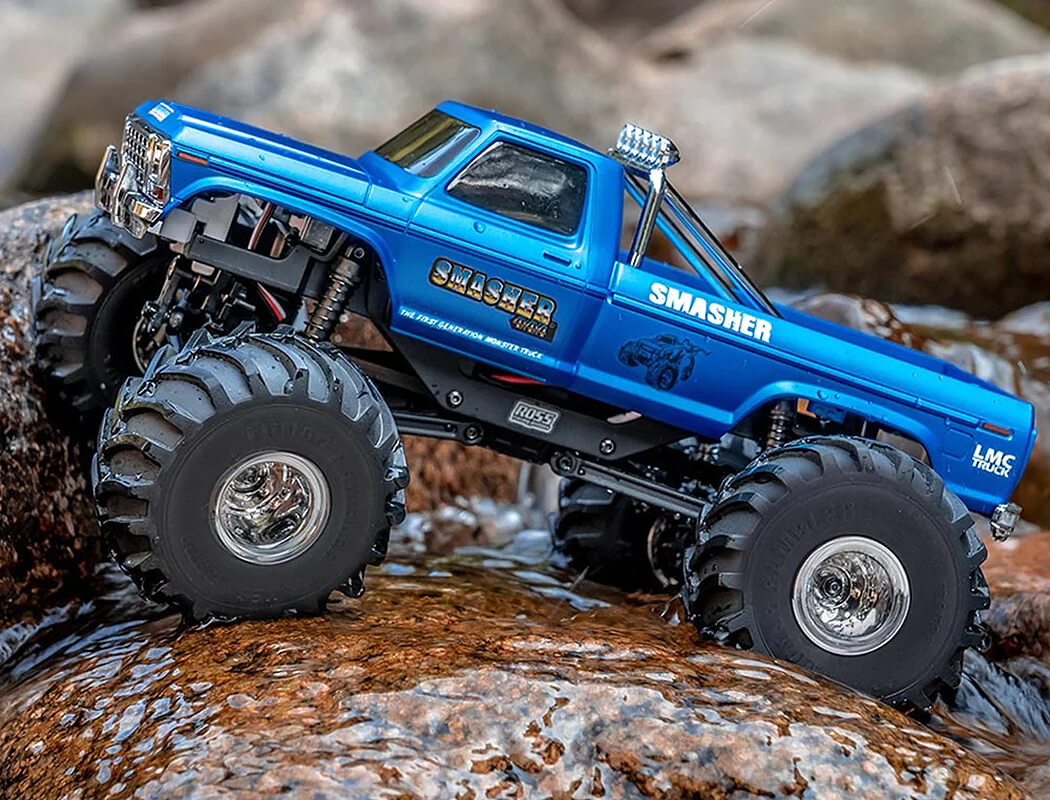 FMS FCX24 1/24TH SMASHER 4WD RTR - BLUE V2 - PRE-ORDER ONLY - EXPECTED LATE AUGUST