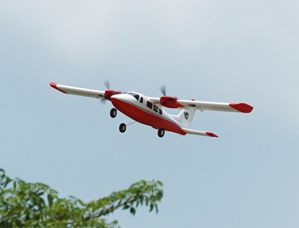 XFLY P68 TWIN 850MM WINGSPAN WITHOUT TX/RX/BATTERY - RED