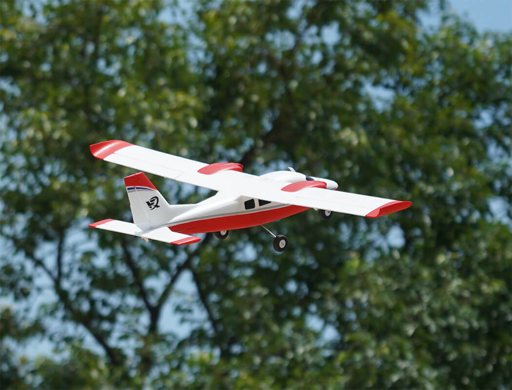 XFLY P68 TWIN 850MM WINGSPAN WITHOUT TX/RX/BATTERY - RED