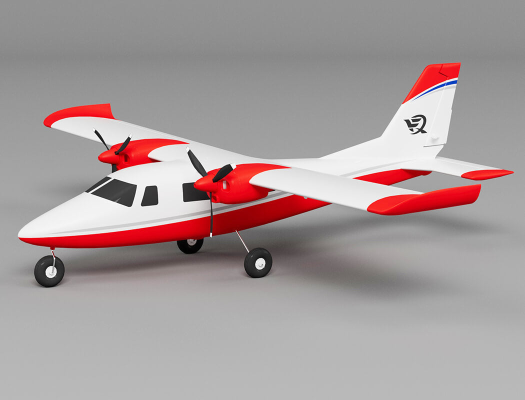 XFLY P68 TWIN 850MM WINGSPAN WITHOUT TX/RX/BATTERY - RED