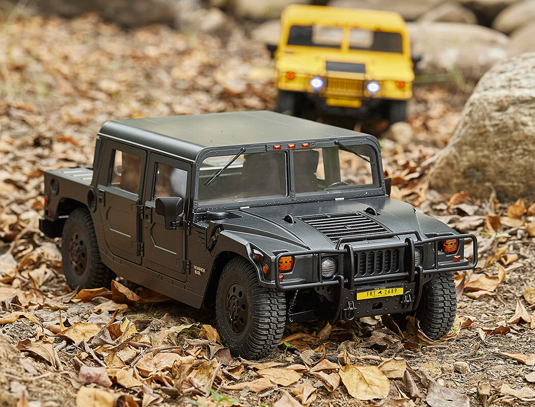 FMS HUMMER H1 ALPHA 1/12 SCALER RTR- BLACK