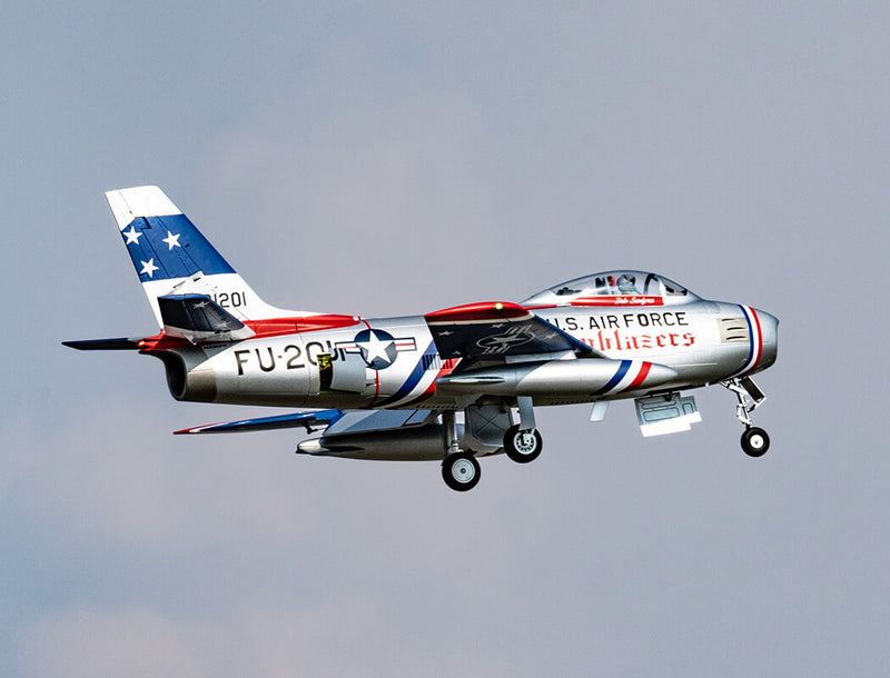 FMS 80MM F-86 Sabre SKYBLAZER PNP BLUE