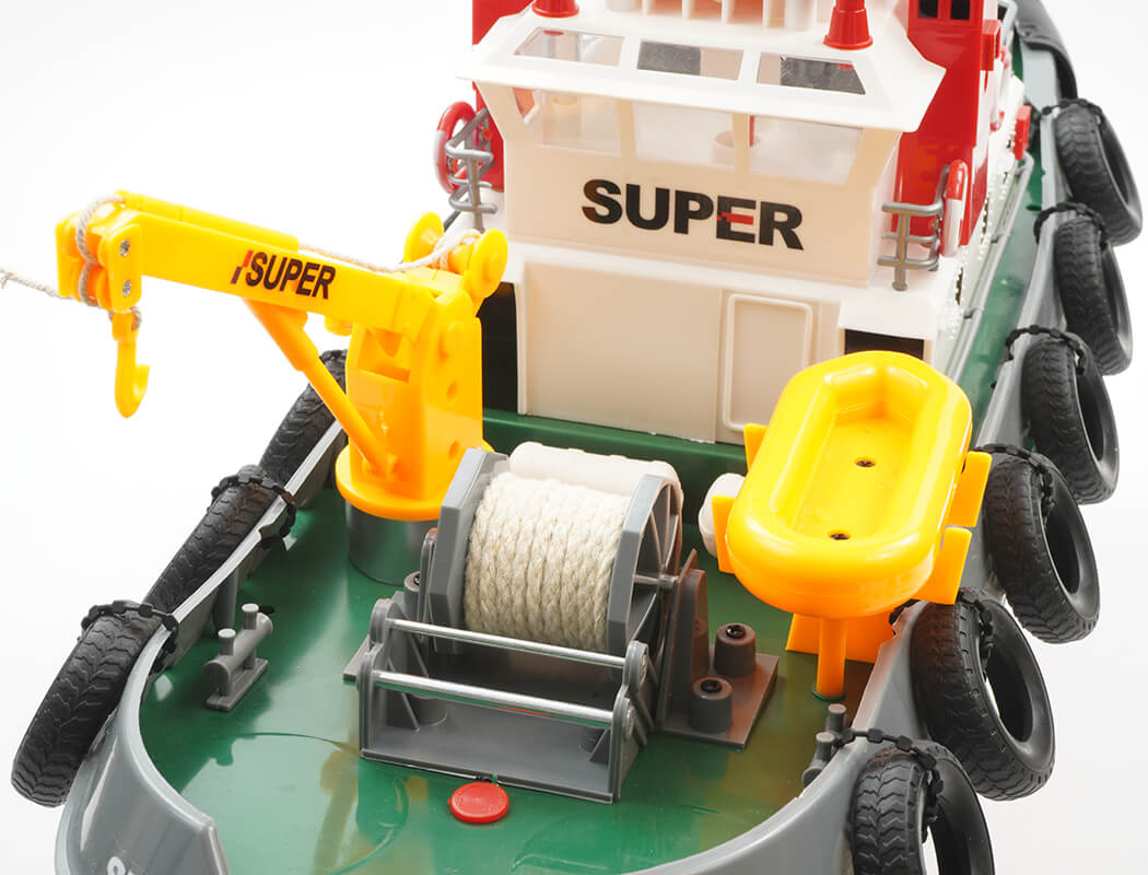 HENG LONG TUG WORK BOAT 5CH 2.4GHZ WITH WATER HOSE FUNCTION (HLG3810)