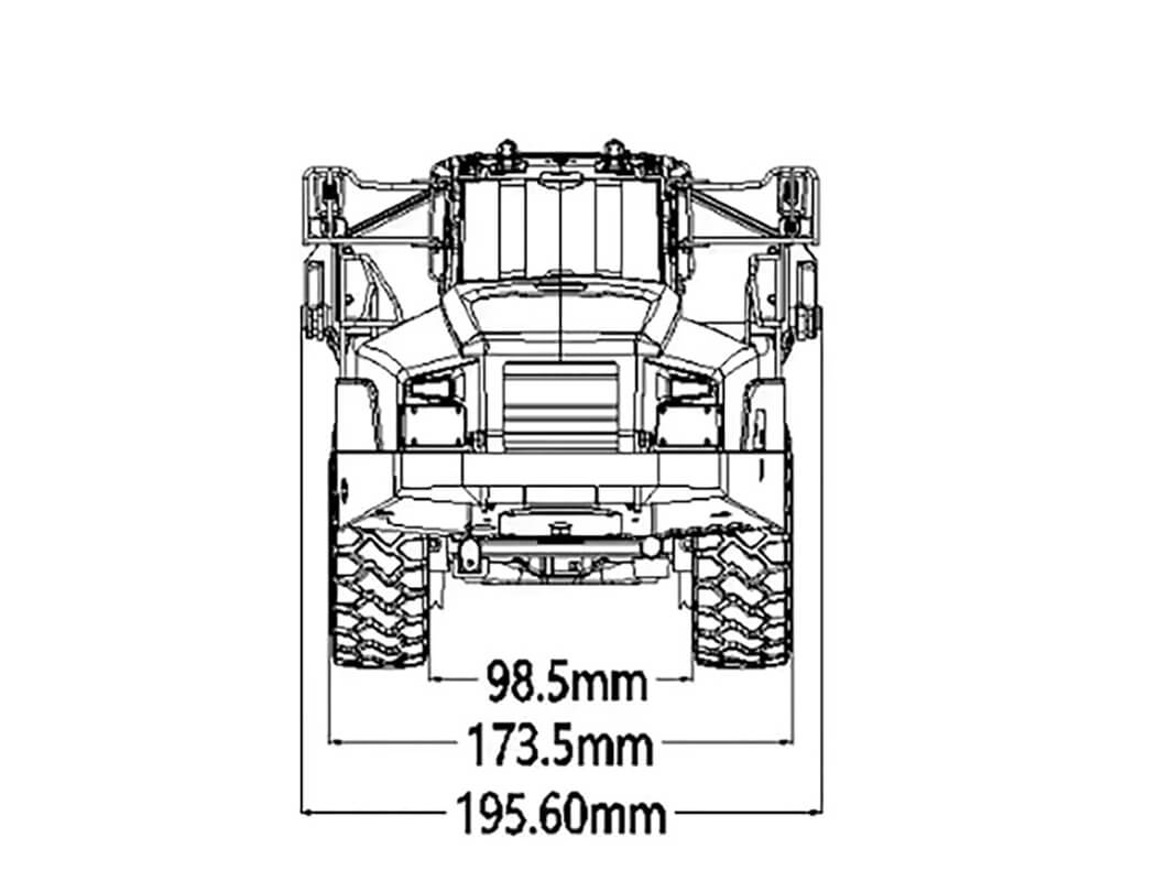 HUINA K960 RC HYDRAULIC KABOLITE 6X6 ALLOY ARTICULATED TRUCK