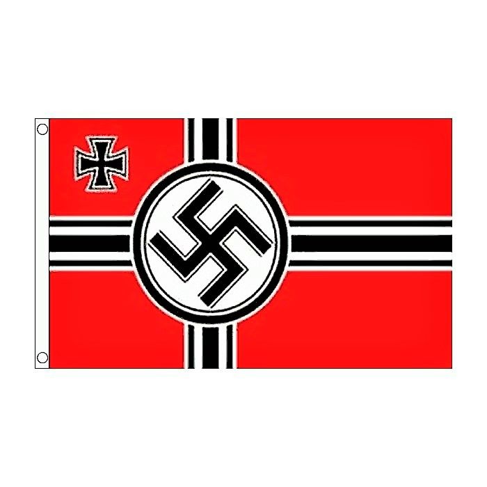 D51 German Ensign - Navel Ensign 1933-1945 - 10mm x 5mm