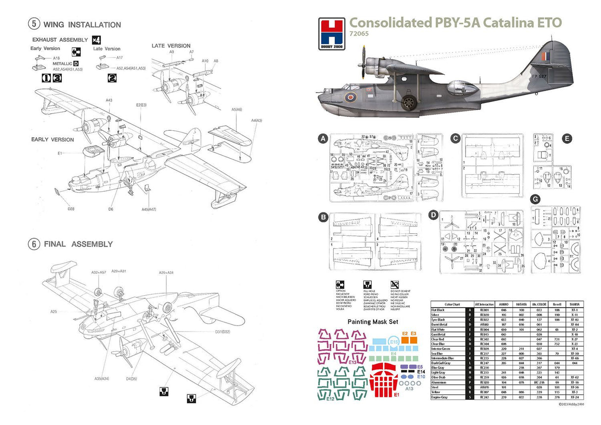 Hobby 2000 1/72 Consolidated PBY-5A Catalina ETO 72065