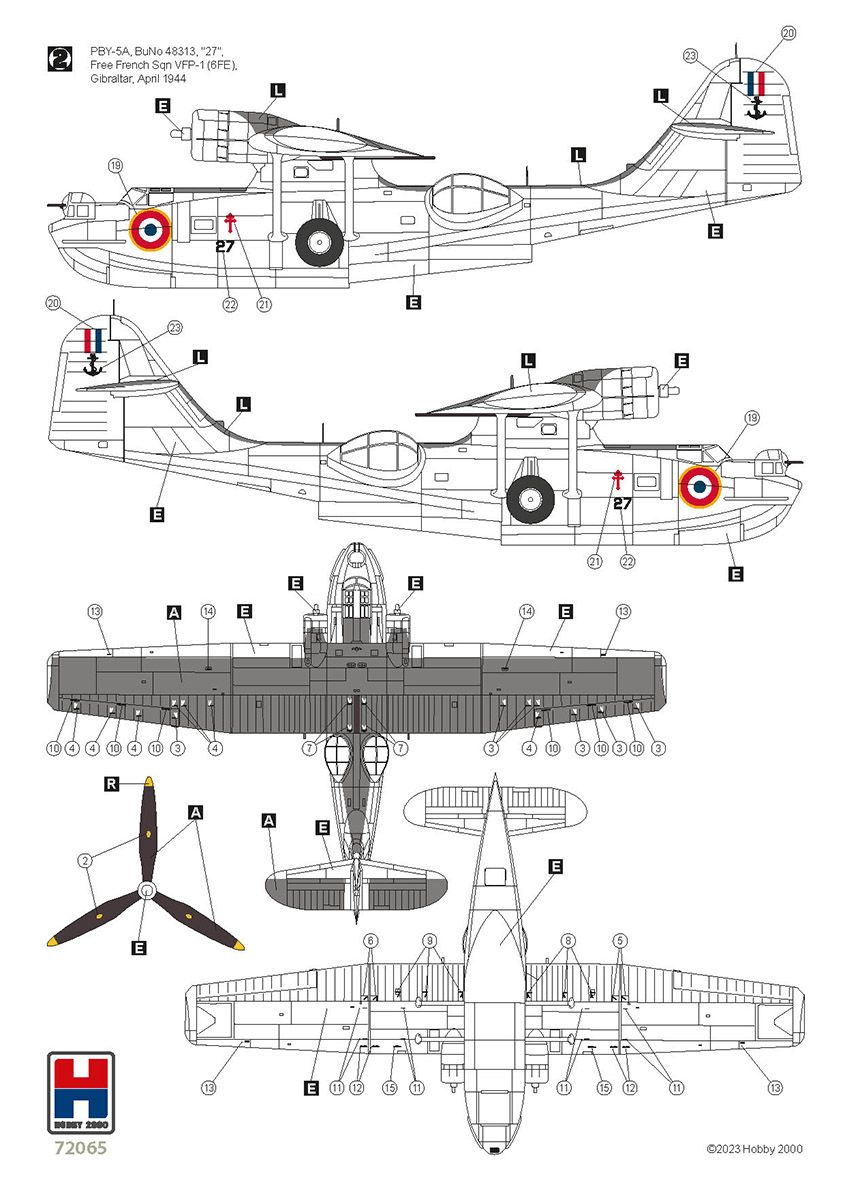 Hobby 2000 1/72 Consolidated PBY-5A Catalina ETO 72065