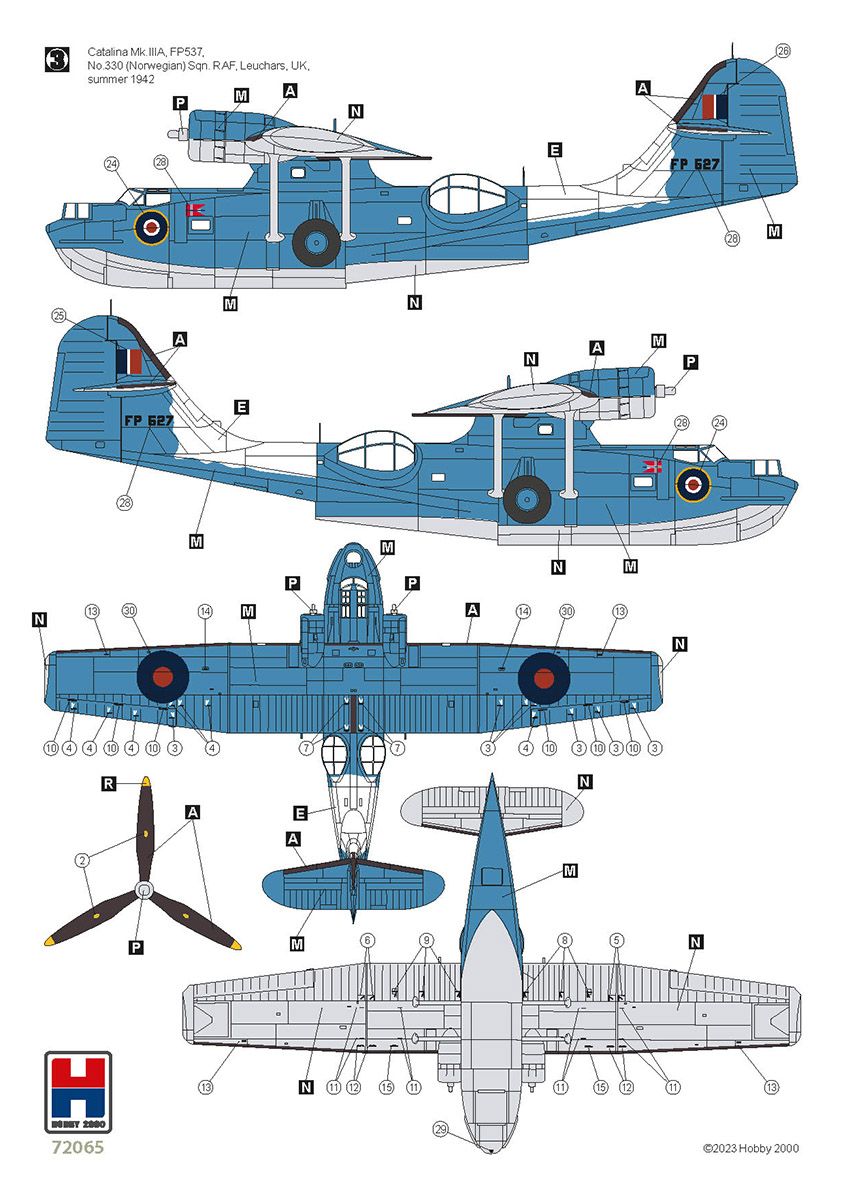 Hobby 2000 1/72 Consolidated PBY-5A Catalina ETO 72065
