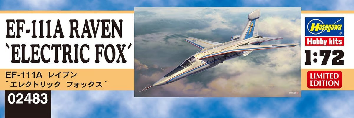 Hasegawa 1/72 EF-111A Raven Electric Fox Kit HA02483