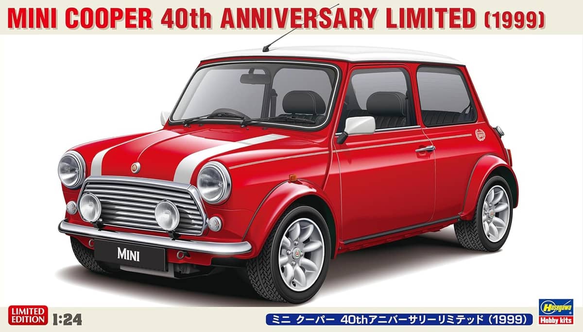 Hasegawa 1/24 1999 Mini Cooper 40th Anniversary Edition Kit HA20739