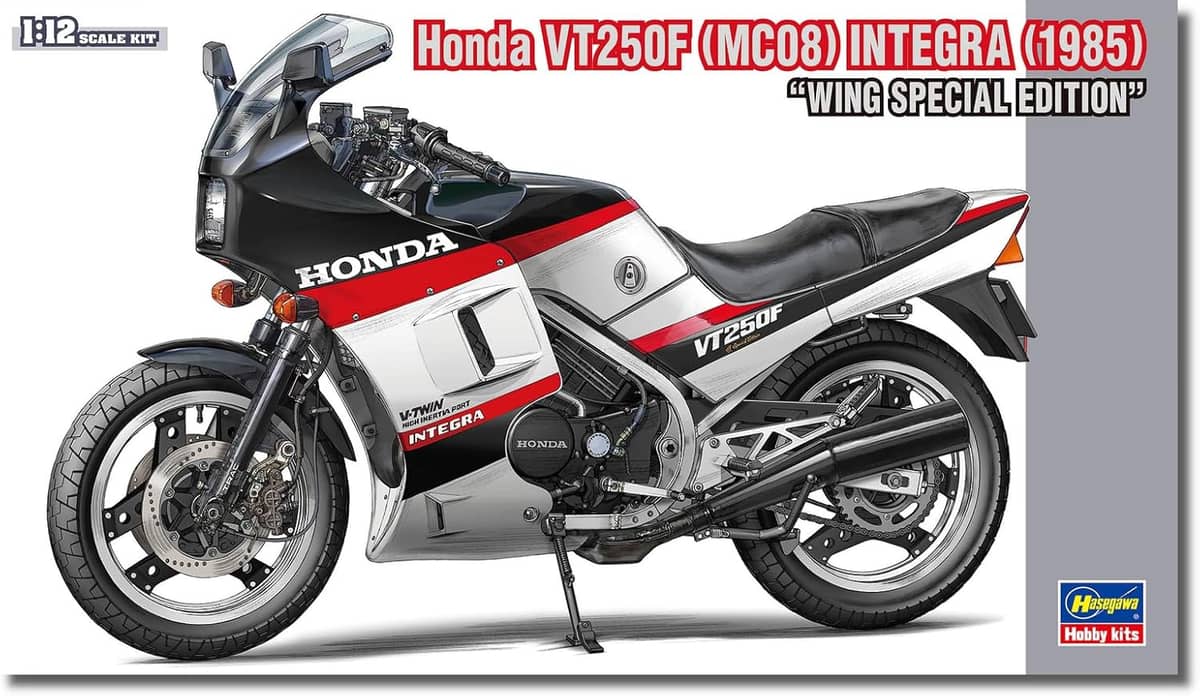 Hasegawa 1/12 Honda VT250F Integra 1985 - Wing Special Edition Kit HA21765