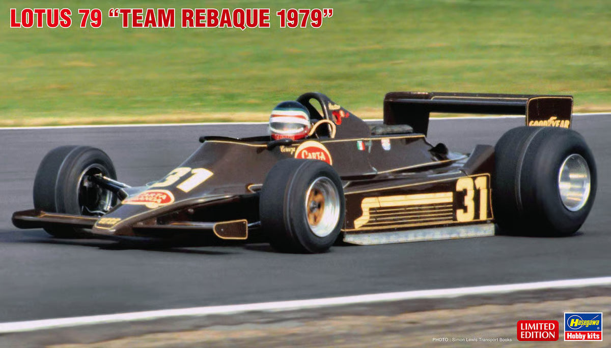 Hasegawa 1/20 1979 Lotus 79 - Team Rebaque Car No.31 Model Kit 20813