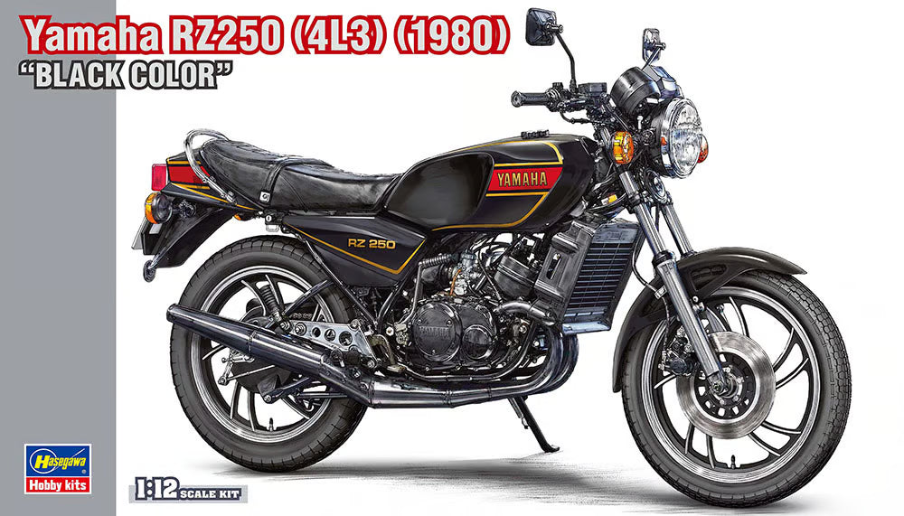 Hasegawa 1/12 1980 Yamaha RZ250 4L3 Black Kit