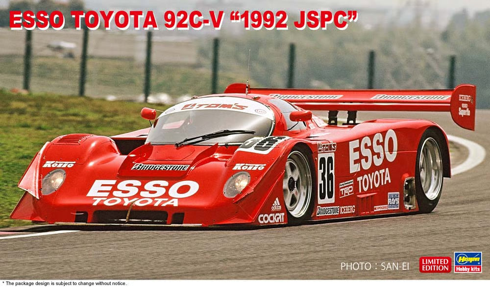 Hasegawa 1/24 1992 ESSO Toyota 92C-V JSPC Kit HALE20640
