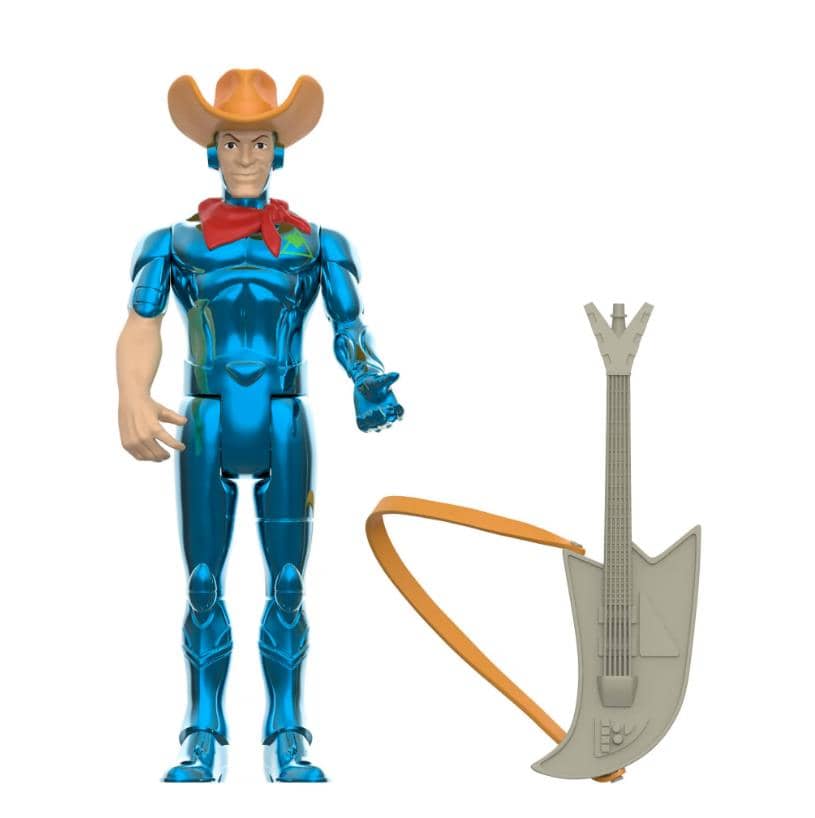 Super7 Licensed Collectables - Silverhawks Wave 1 ReAction Figure - Bluegrass (Toy Version)